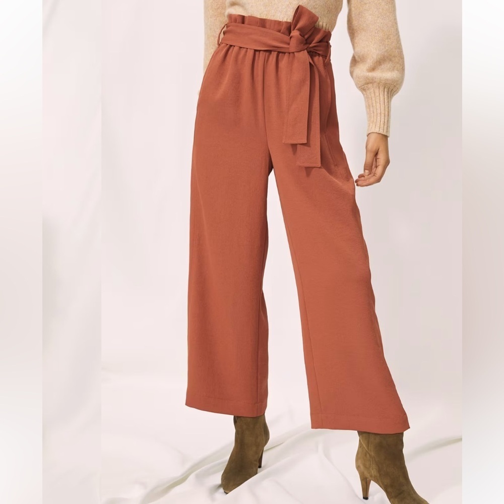 Wilfred Rust High-Waisted Pants